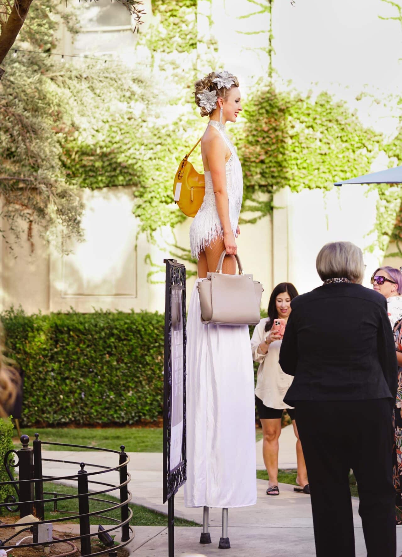 Stilt Walker at a private event in Bakersfield, California